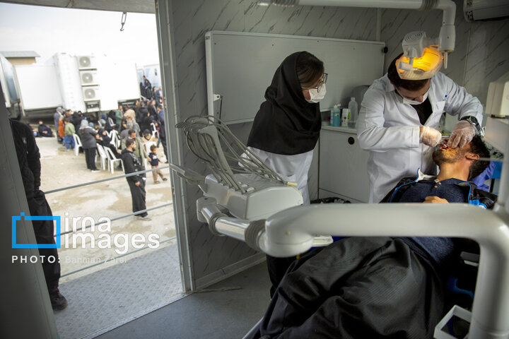 از نگاه رسانه/ خدمت‌رسانی بیمارستان سیار برکت در دالاهو کرمانشاه