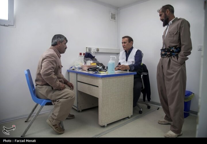 از نگاه رسانه/ خدمت‌رسانی بیمارستان سیار برکت در دالاهو کرمانشاه