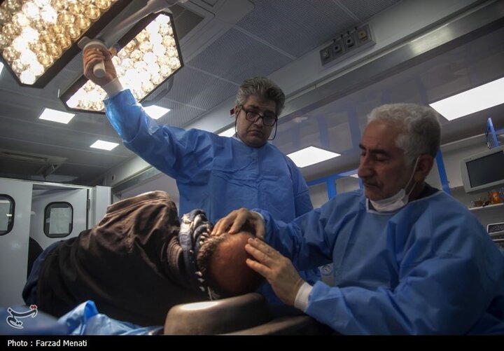 از نگاه رسانه/ خدمت‌رسانی بیمارستان سیار برکت در دالاهو کرمانشاه