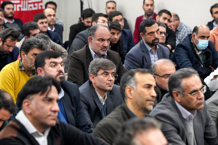 مراسم گرامیداشت دهه فجر در ستاد اجرایی فرمان امام