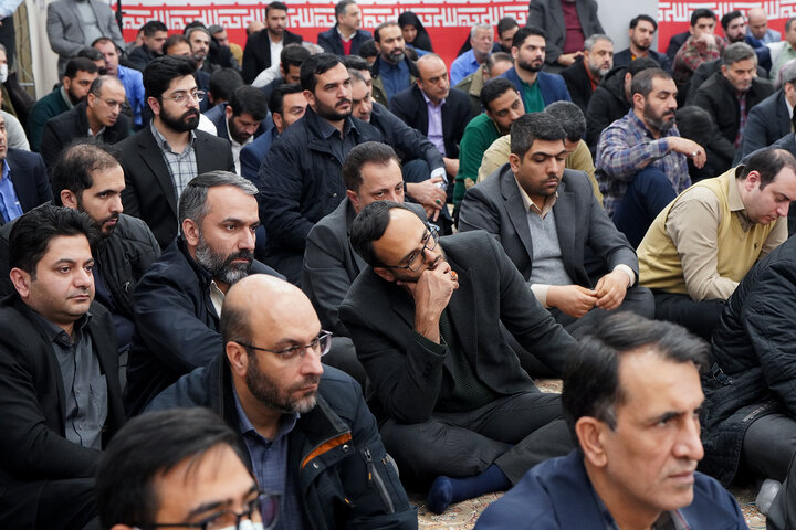 مراسم گرامیداشت دهه فجر در ستاد اجرایی فرمان امام