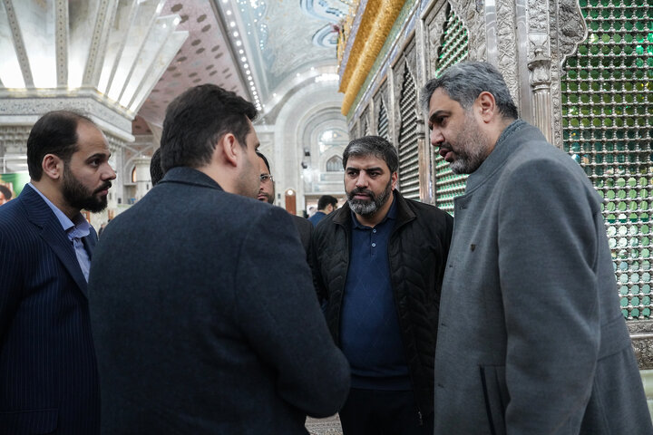 تجدید میثاق رئیس، مدیران و کارکنان ستاد اجرایی فرمان امام با آرمان‌های امام و شهدا