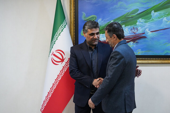 دیدار مصطفی نخعی نماینده مردم نهبندان و سربیشه در مجلس شورای اسلامی با رئیس ستاد اجرایی فرمان امام 