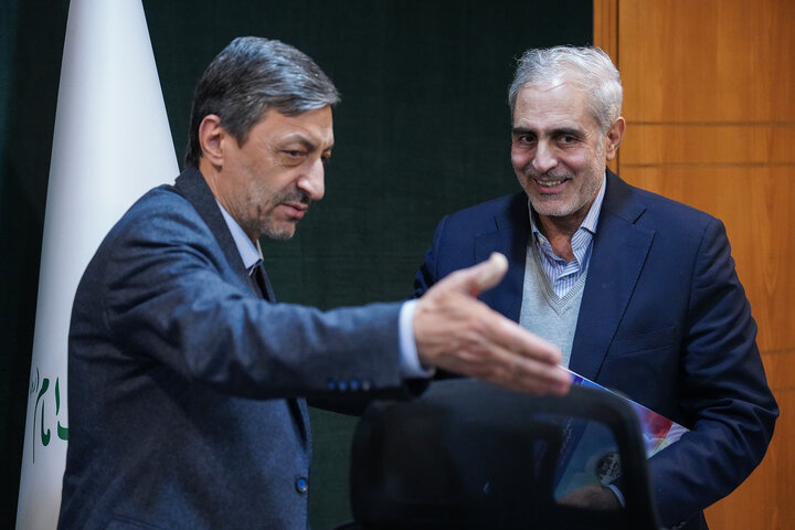 دیدار فضل الله رنجبر نماینده مردم کرمانشاه در مجلس شورای اسلامی با رئیس ستاد اجرایی فرمان امام 