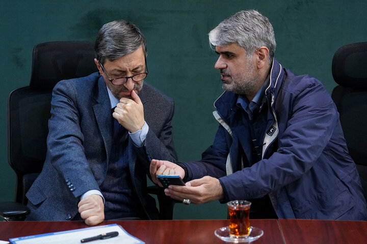 دیدار فرشاد ابراهیم‌پور نورآبادی نماینده مردم ایذه و باغملک در مجلس شورای اسلامی با رئیس ستاد اجرایی فرمان امام 