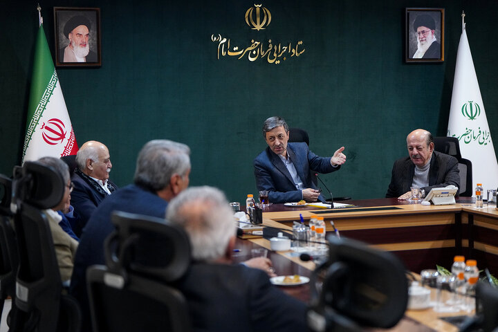 دیدار اعضای هیأت امنا و مدیرعامل خیریه کهریزک با رئیس ستاد اجرایی فرمان امام