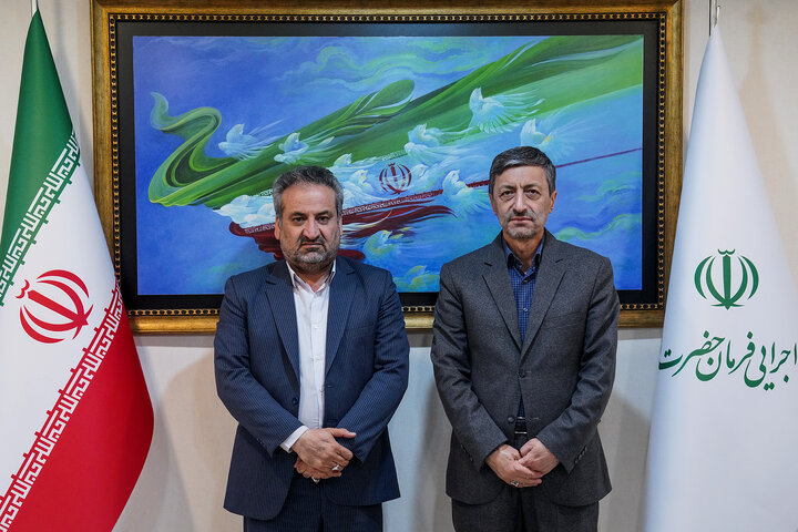 دیدار بهروز محبی نجم‌آبادی نماینده مردم سبزوار و جغتای و جوین در مجلس شورای اسلامی با رئیس ستاد اجرایی فرمان امام