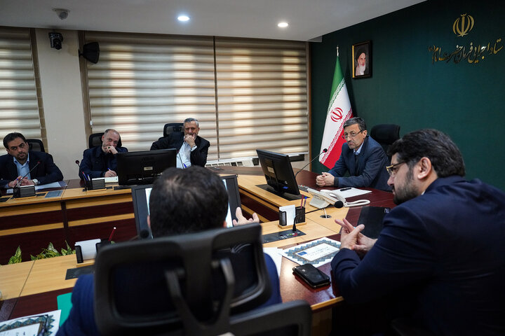 جلسه بررسی عملکرد سالانه سازمان اموال و‌ املاک ستاد اجرایی فرمان امام
