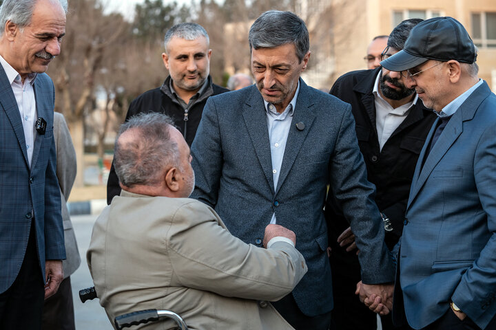 افطاری فتاح در جمع مددجویان آسایشگاه خیریه کهریزک