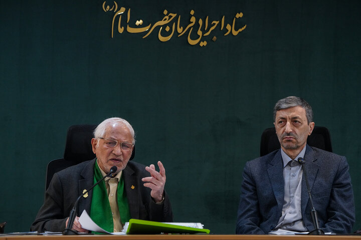 نشست مشترک رئیس ستاد اجرایی فرمان امام و رئیس هیات امنای ستاد دیه کشور