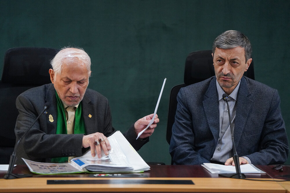 نشست مشترک رئیس ستاد اجرایی فرمان امام و رئیس هیات امنای ستاد دیه کشور