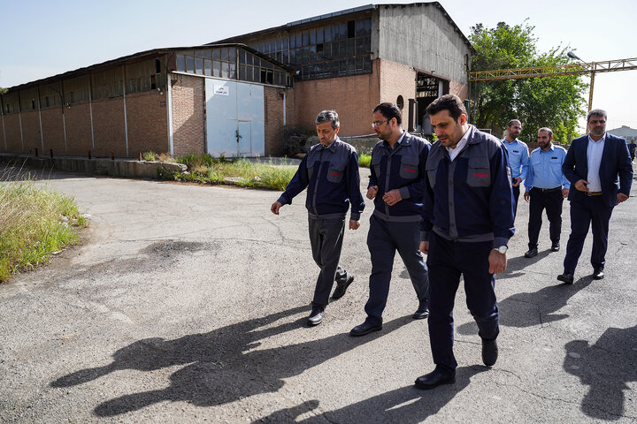 بازدید رئیس ستاد اجرایی فرمان امام از کارخانه لوله و پروفیل سپنتا