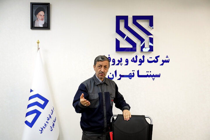 بازدید رئیس ستاد اجرایی فرمان امام از کارخانه لوله و پروفیل سپنتا