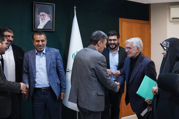 دیدار تعدادی از نمایندگان مجلس با رئیس ستاد اجرایی فرمان امام