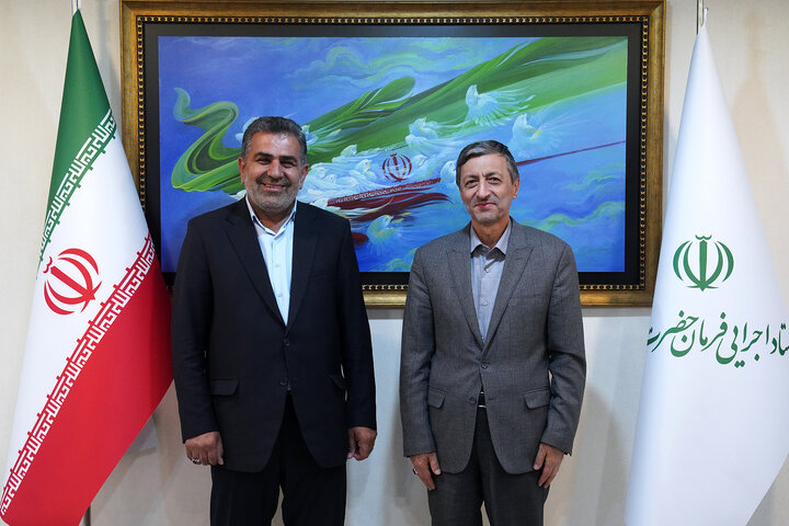 دیدار علی بابایی کارنامی نماینده مردم ساری و میاندورود در مجلس شورای اسلامی با رئیس ستاد اجرایی فرمان امام