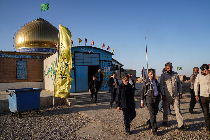 بازدید سید پرویز فتاح رئیس ستاد اجرایی فرمان امام از یادمان شهدای طلائیه