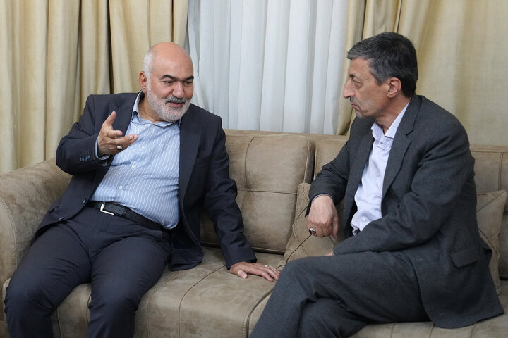 دیدار سید پرویز فتاح رئیس ستاد اجرایی فرمان امام با سید محمدرضا موالی‌زاده، استاندار خوزستان