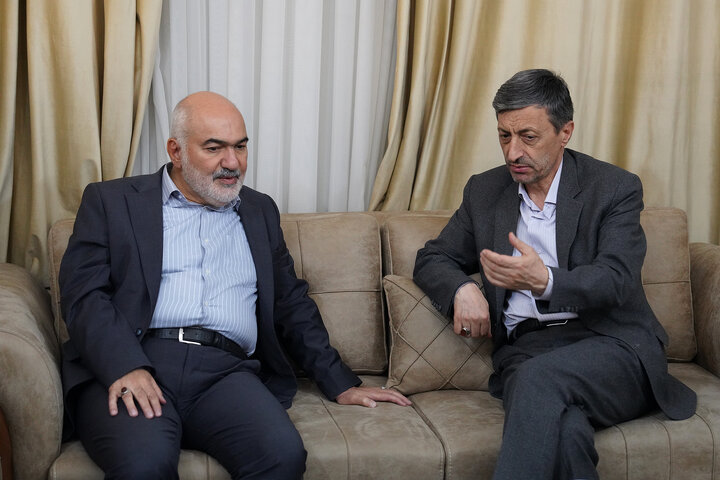 دیدار سید پرویز فتاح رئیس ستاد اجرایی فرمان امام با سید محمدرضا موالی‌زاده، استاندار خوزستان