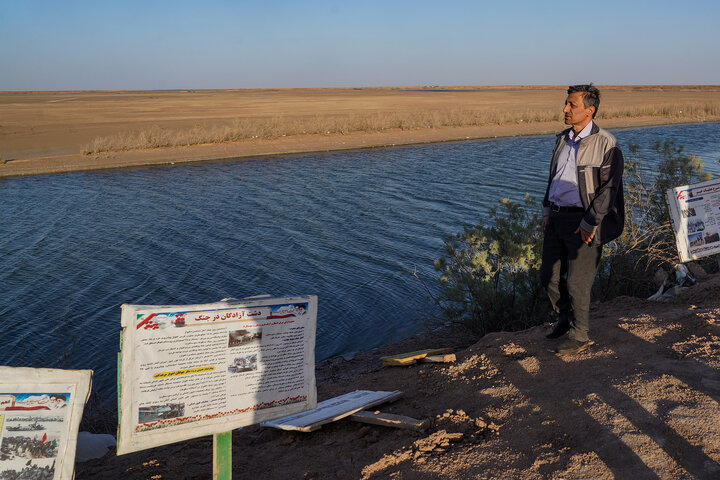 بازدید سید پرویز فتاح رئیس ستاد اجرایی فرمان امام از یادمان شهدای طلائیه 