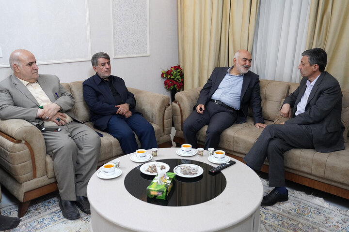 دیدار سید پرویز فتاح رئیس ستاد اجرایی فرمان امام با سید محمدرضا موالی‌زاده، استاندار خوزستان