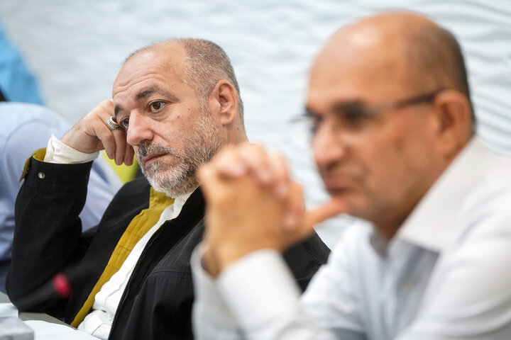 جلسه رئیس ستاد اجرایی فرمان امام با مدیران ارشد کارخانه فولاد جهان‌آٰرا اروند خرمشهر