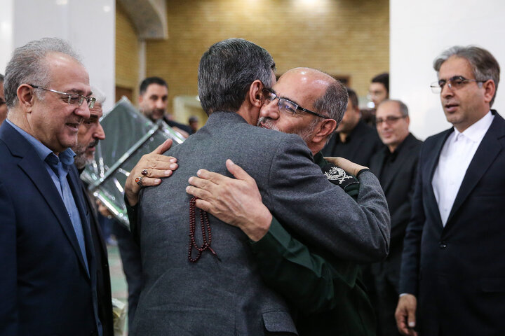 حضور رئیس ستاد اجرایی فرمان امام در مراسم گرامیداشت شهدای خدمت در تبریز