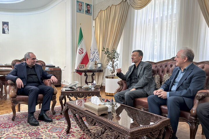 دیدار رئیس ستاد اجرایی فرمان امام با بهرام سرمست استاندار آذربایجان شرقی 