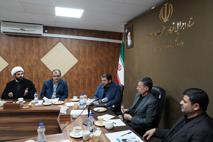 دیدار رئیس ستاد اجرایی فرمان امام با کارکنان ستاد اجرایی فرمان امام در استان آذربایجان شرقی