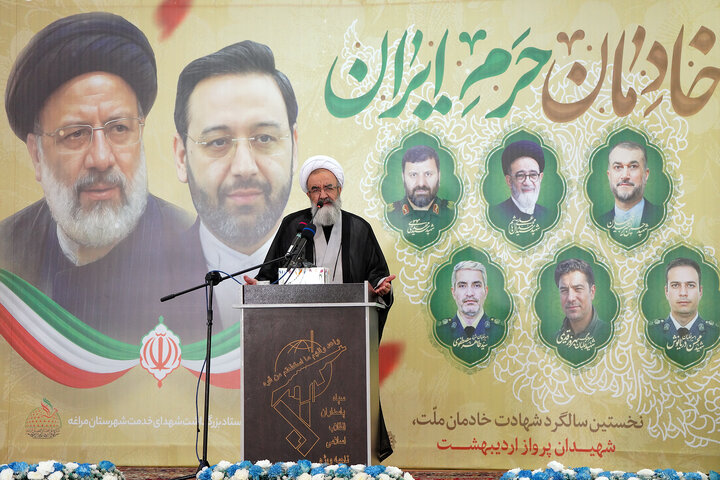 سخنرانی فتاح در مراسم گرامیداشت شهدای خدمت در مراغه