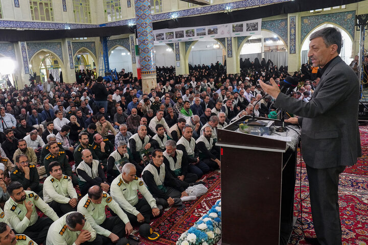 سخنرانی فتاح در مراسم گرامیداشت شهدای خدمت در مراغه