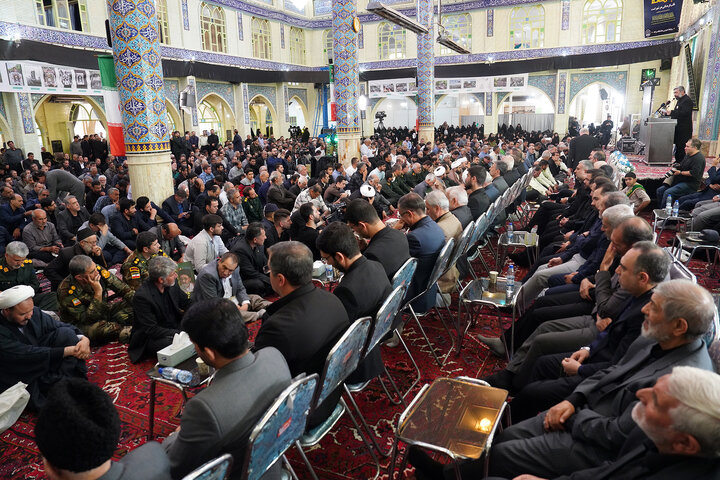 سخنرانی فتاح در مراسم گرامیداشت شهدای خدمت در مراغه