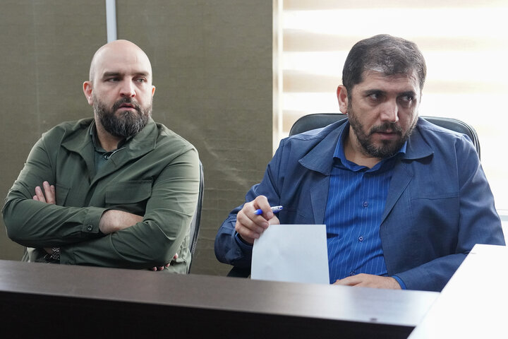 جلسه سید پرویز فتاح رئیس ستاد اجرایی فرمان امام با مدیران ستاد اجرایی فرمان امام در استان آذربایجان غربی