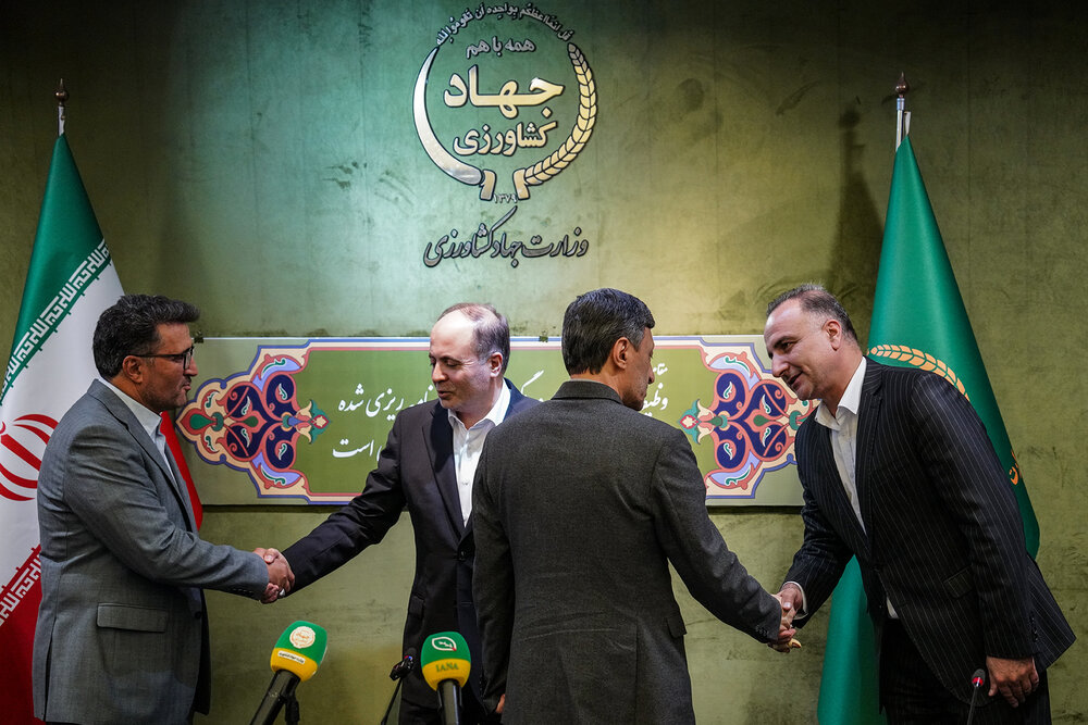 امضای تفاهم‌نامه‌های همکاری فی‌مابین ستاد اجرایی فرمان امام و وزارت جهاد کشاورزی