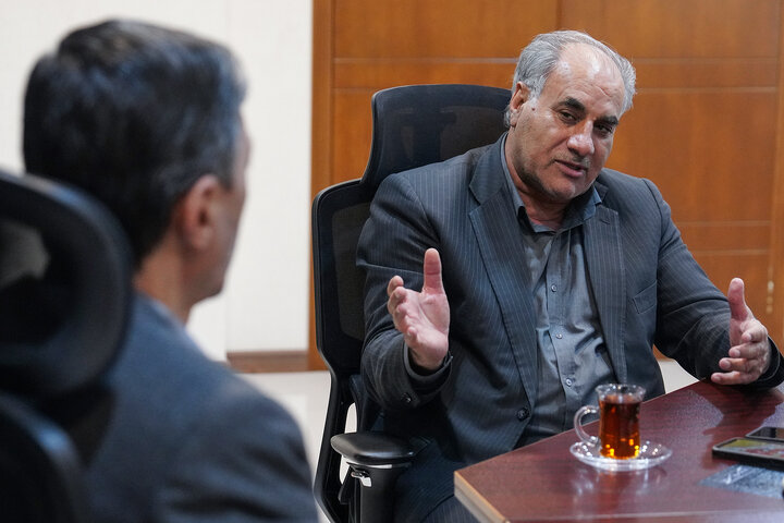 دیدار جهانبخش قلاوند نماینده مردم اندیمشک در مجلس شورای اسلامی با رئیس ستاد اجرایی فرمان امام