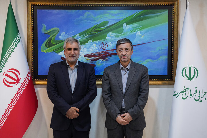 دیدار هادی قوامی نماینده مردم اسفراین در مجلس شورای اسلامی با رئیس ستاد اجرایی فرمان امام