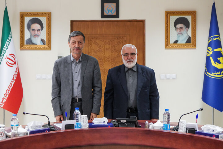 دیدار رئیس ستاد اجرایی فرمان امام با رئیس کمیته امداد