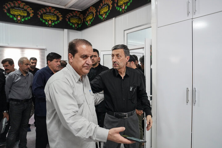 بازدید فتاح از روند خدمت‌رسانی ستاد اجرایی فرمان امام در مرز مهران