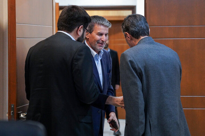 دیدار محمدمهدی شهریاری نماینده مردم بجنورد، مانه و سملقان، گرمه، جاجرم و راز و جرگلان در مجلس شورای اسلامی با رئیس ستاد اجرایی فرمان امام