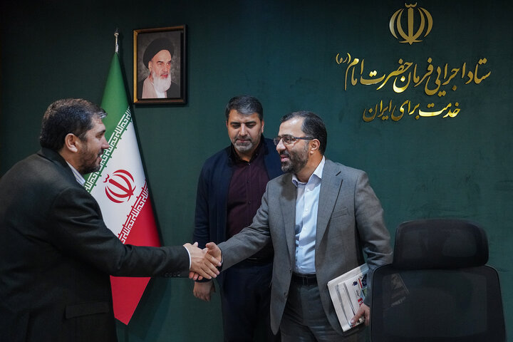 دیدار تعدادی از نمایندگان مجلس با رئیس ستاد اجرایی فرمان امام