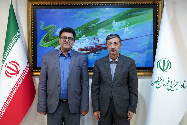 دیدار سید محمد جمالیان نماینده مردم اراک، کمیجان و خنداب در مجلس شورای اسلامی با رئیس ستاد اجرایی فرمان امام