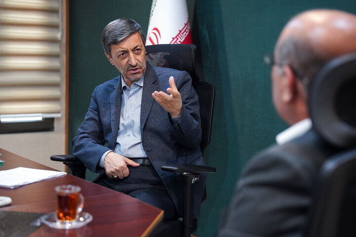 دیدار غلامرضا دهقان ناصرآبادی نماینده مردم کازرون در مجلس شورای اسلامی با رئیس ستاد اجرایی فرمان امام