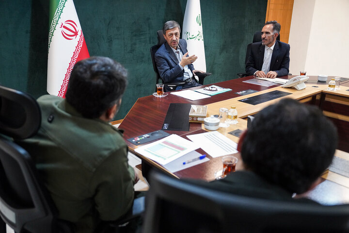 دیدار محمد بیات نماینده مردم خمین در مجلس شورای اسلامی با رئیس ستاد اجرایی فرمان امام