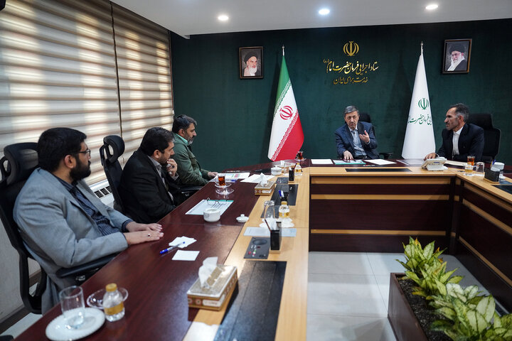 دیدار محمد بیات نماینده مردم خمین در مجلس شورای اسلامی با رئیس ستاد اجرایی فرمان امام