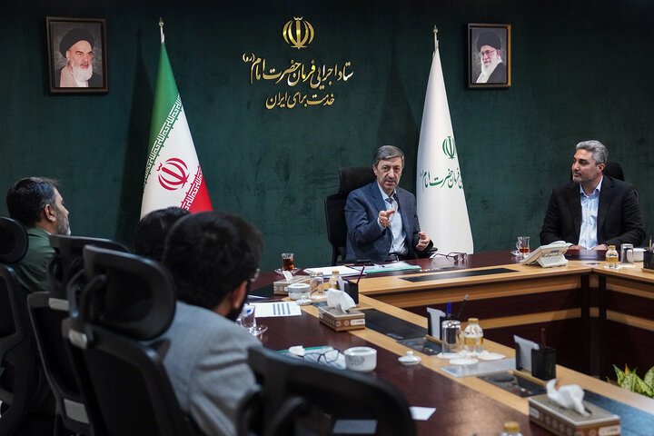 دیدار حاکم ممکان نماینده مردم ارومیه در مجلس شورای اسلامی با رئیس ستاد اجرایی فرمان امام