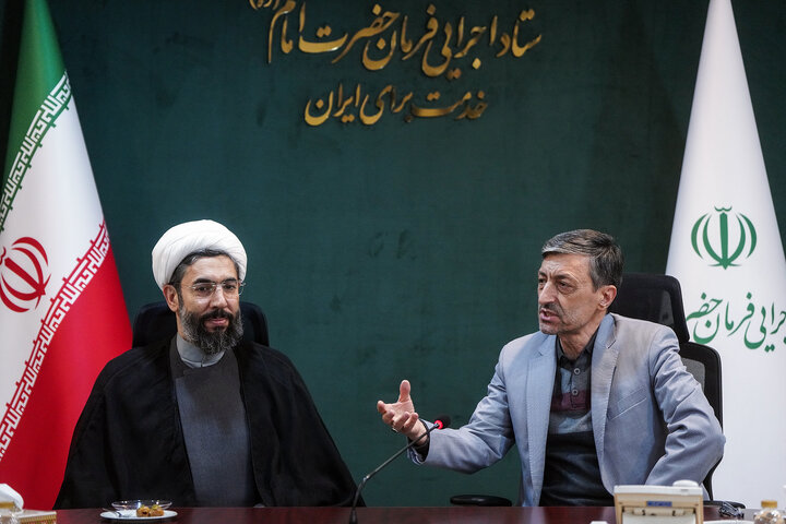 دیدار نماینده مقام معظم رهبری در دانشگاه‌ها  با رئیس ستاد اجرایی فرمان امام