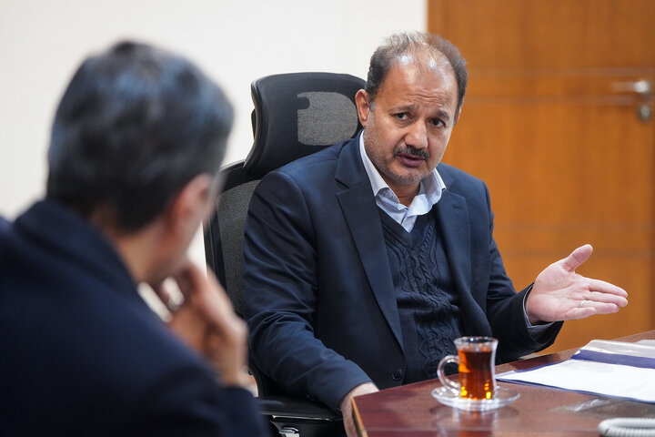 دیدار حسنعلی محمدی نماینده مردم فسا در مجلس شورای اسلامی با رئیس ستاد اجرایی فرمان امام