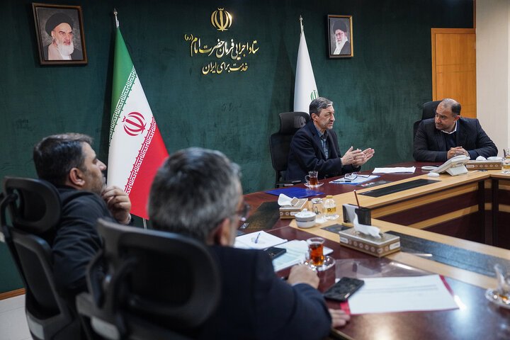 دیدار احمد فاطمی نماینده مردم بابل در مجلس شورای اسلامی با رئیس ستاد اجرایی فرمان امام