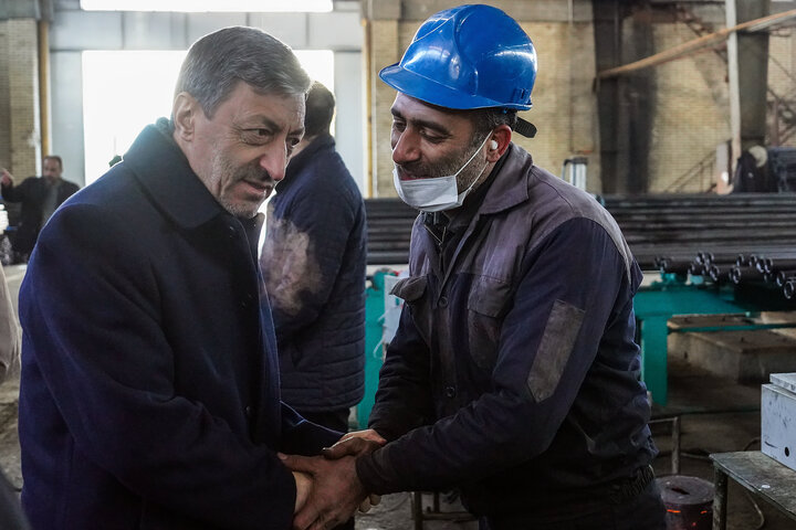 بازدید فتاح از سپنتای مرند/ تولد دوباره کارخانه‌ای که با موشک‌‌های رژیم صهیونی تخریب شد