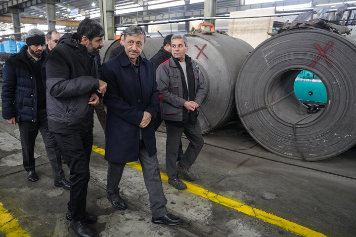 بازدید فتاح از سپنتای مرند/ تولد دوباره کارخانه‌ای که با موشک‌‌های رژیم صهیونی تخریب شد