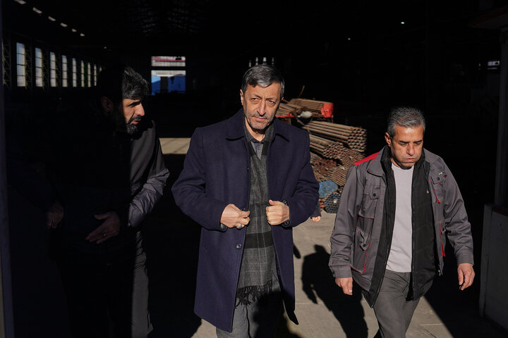 بازدید فتاح از سپنتای مرند/ تولد دوباره کارخانه‌ای که با موشک‌‌های رژیم صهیونی تخریب شد